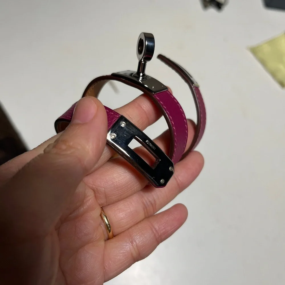 Hermes Kelly double bracelet - Picture 4 of 14